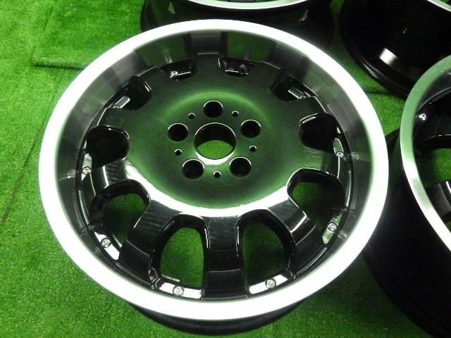  社外 アルミ ホイール 18 8 JJ 45 5穴 PCD 114 3 ４本セット ディッシュタイプ デザインbyスピリッツ 18インチ ホイール