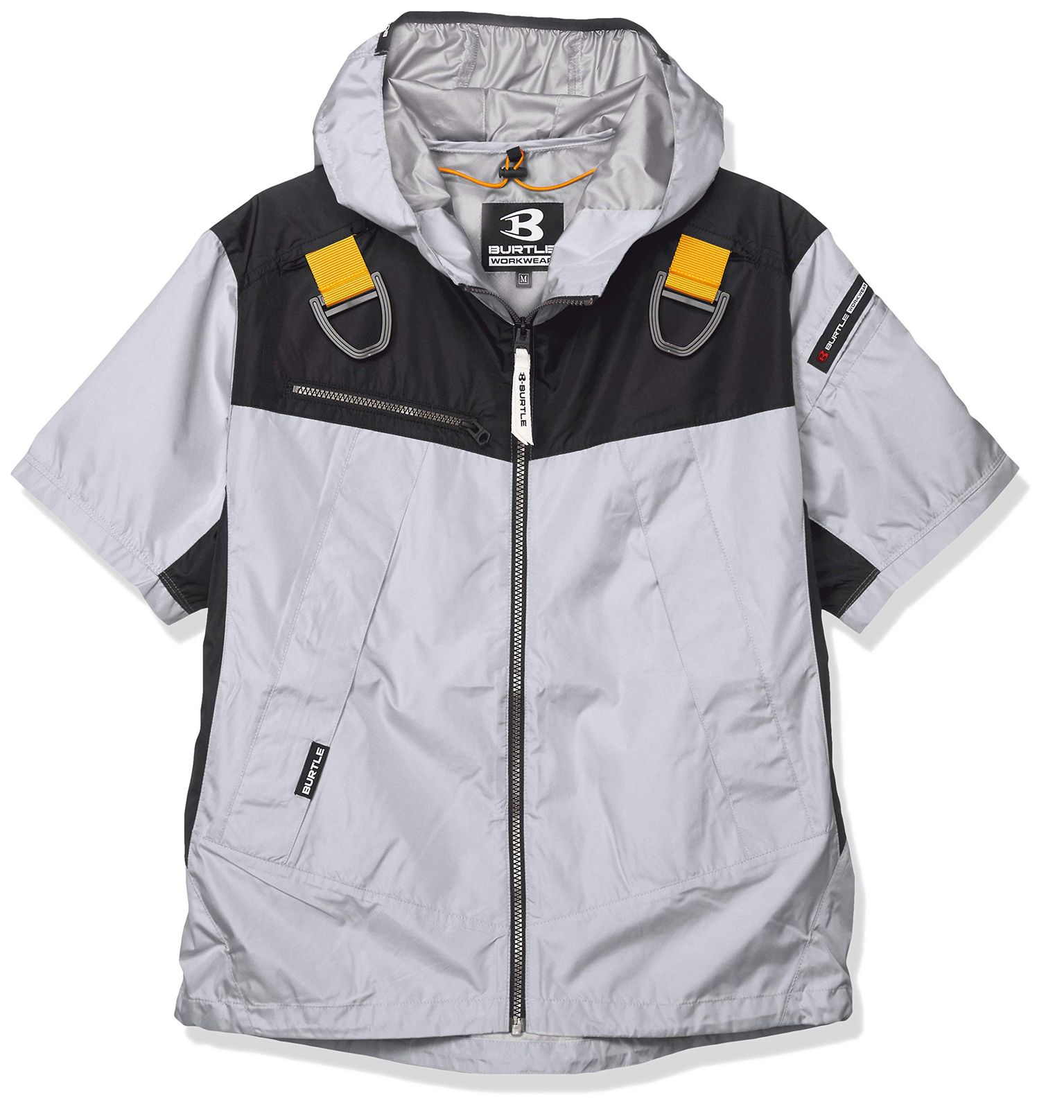 エアークラフト AC1096パーカー半袖ジャケット AC1096 5シルバー 日本 M 日本サイズM相当 5シルバー Free Size