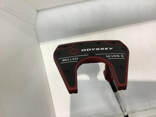 オデッセイ RED SEVEN X 33インチ パター PT スチール フレックスその他 メンズ 男性用 右利き 右用 Bランク ゴルフクラブ