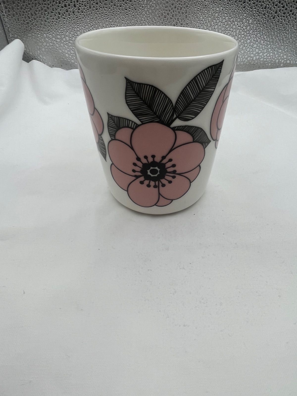 ▽marimekko マリメッコ プレート＆マグカップセット ピンク 00944