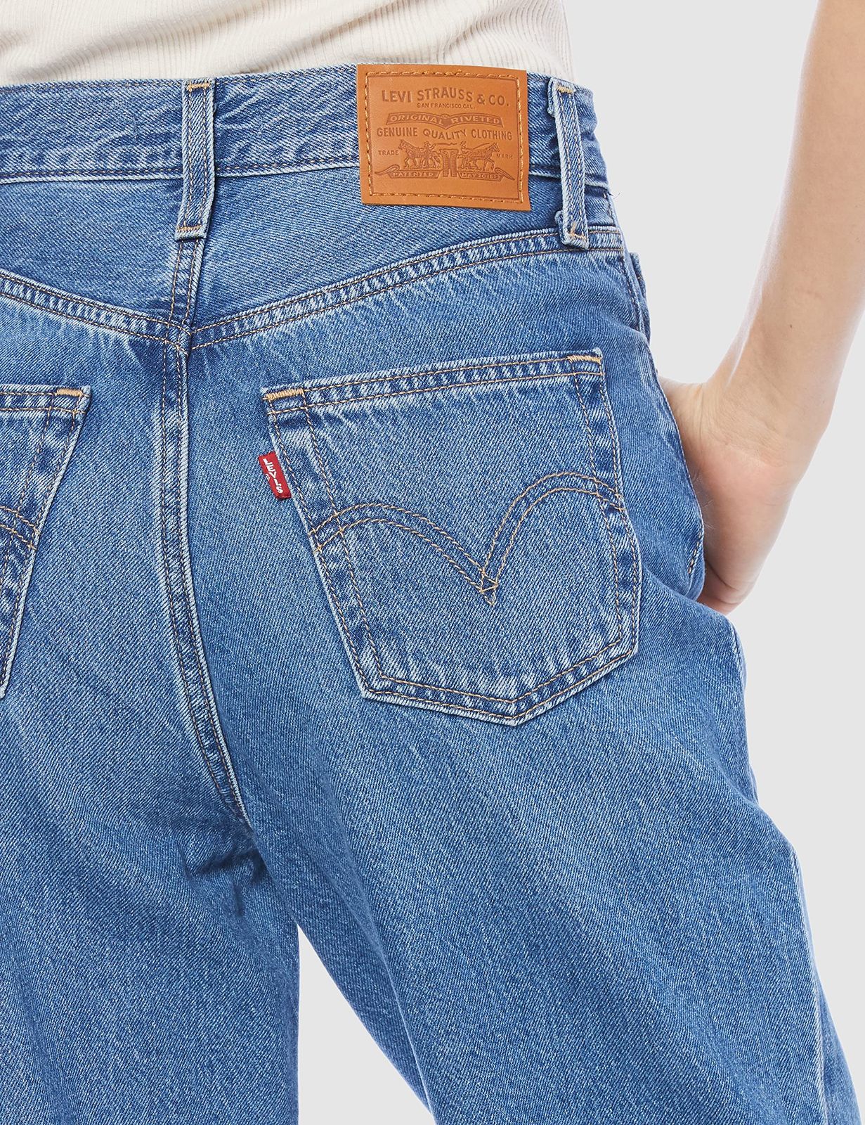 施された リーバイス ジーンズ HIGH LOOSE テーパード ハイライズ レディース LINK IN BIO W24 L29 LINK IN BIO Free Size