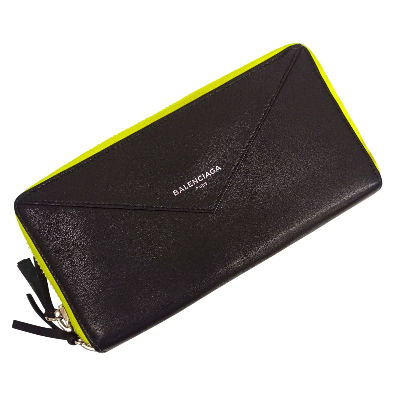 バレンシアガ ペーパーコンチネンタルウォレット ラウンド財布