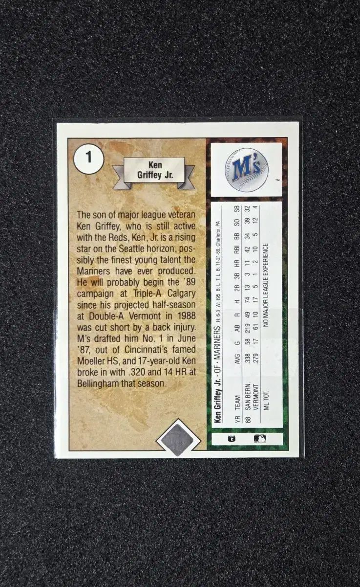 アッパーデック ケン グリフィー Jr ルーキー カード