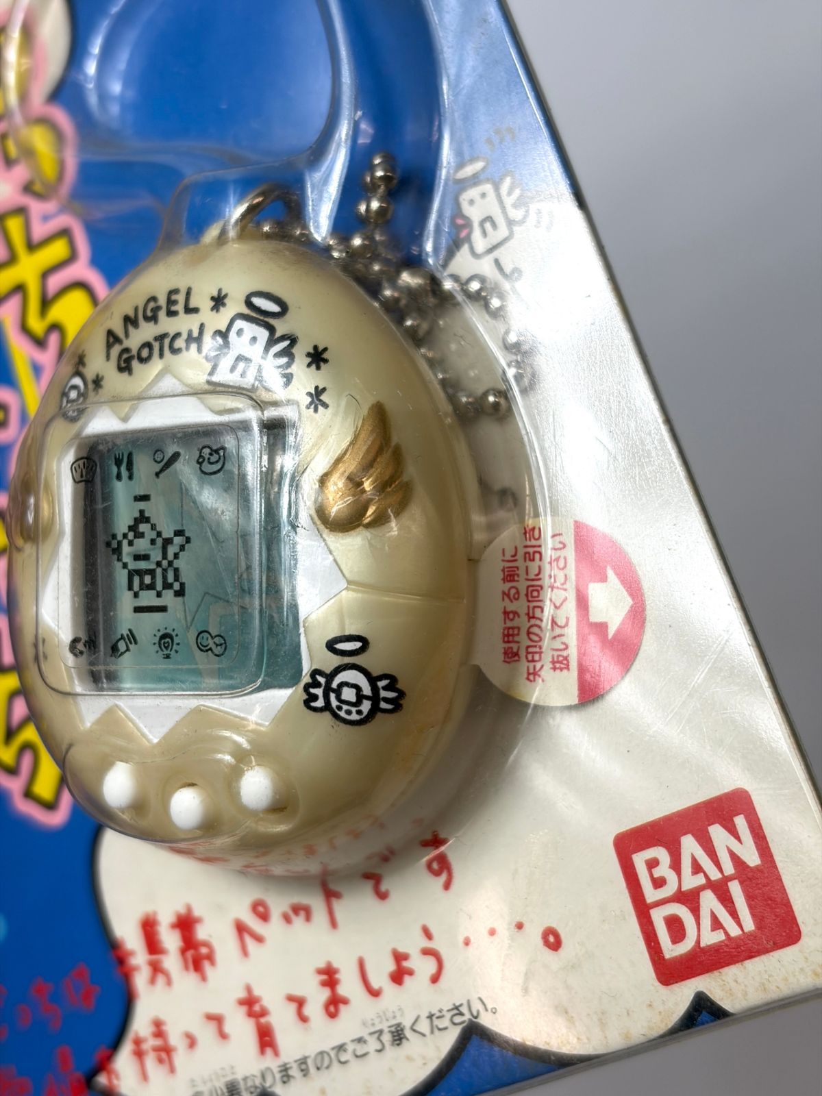 エンジェルたまごっち 白 動作確認済み 1997 BANDAI レア エンジェルたまごっち 白 動作確認済み 1997 BANDAI レア