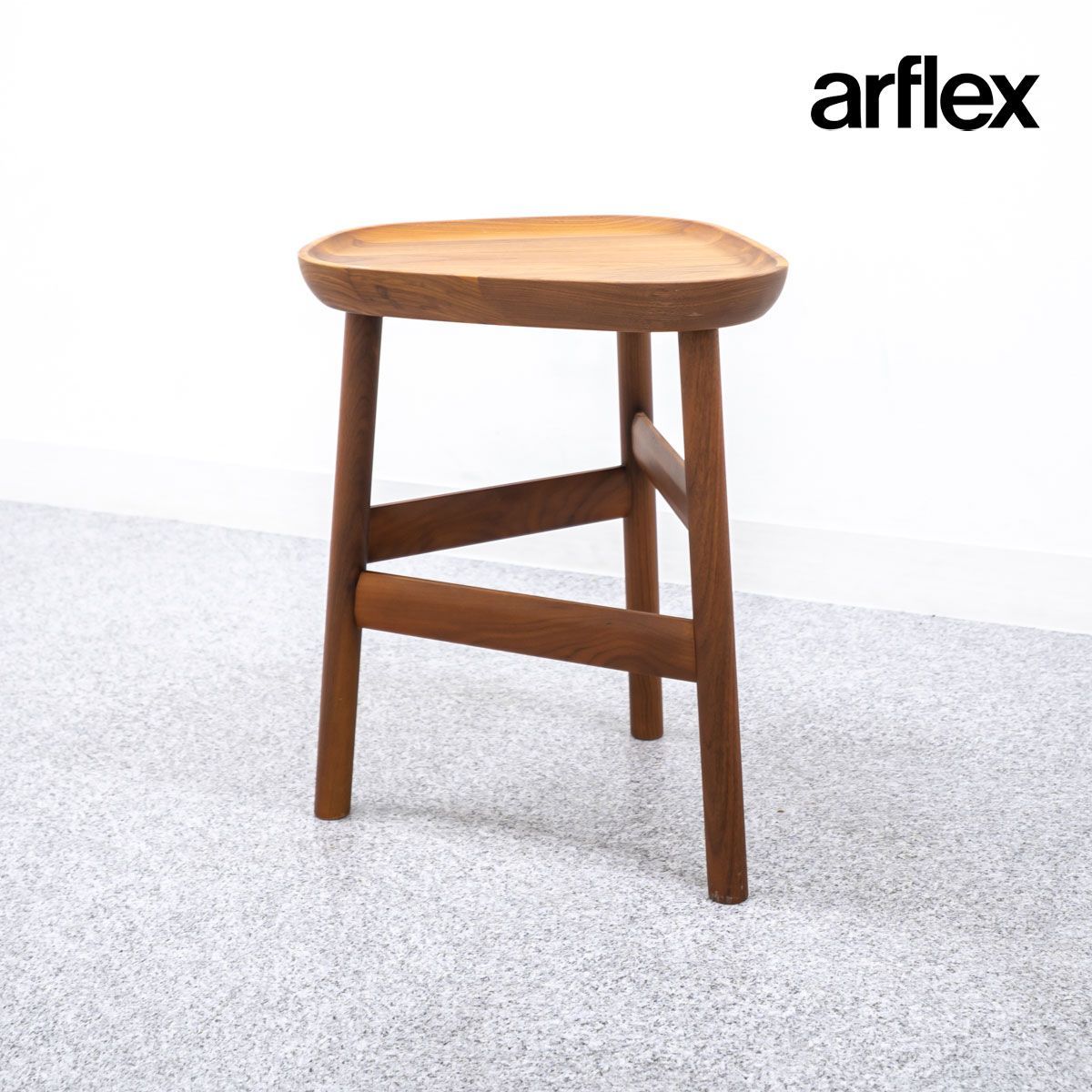 展示品】arflex アルフレックス TREPPI トレピ サイド テーブル 木製