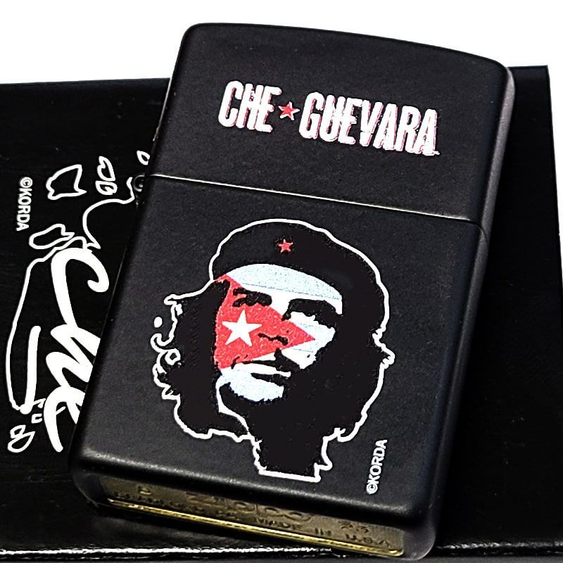 ZIPPO チェ ゲ ジッポ ライター マットブラック 銘柄 たばこ che キューバ おしゃれ 艶消し 黒 メンズ ギフト かっこいい プレゼント