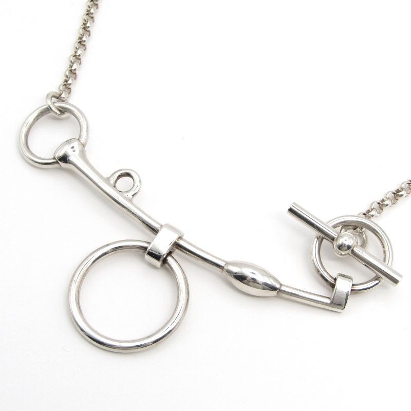 HERMES エルメス モール ドゥ ブリッド ネックレス Mors de Bride
