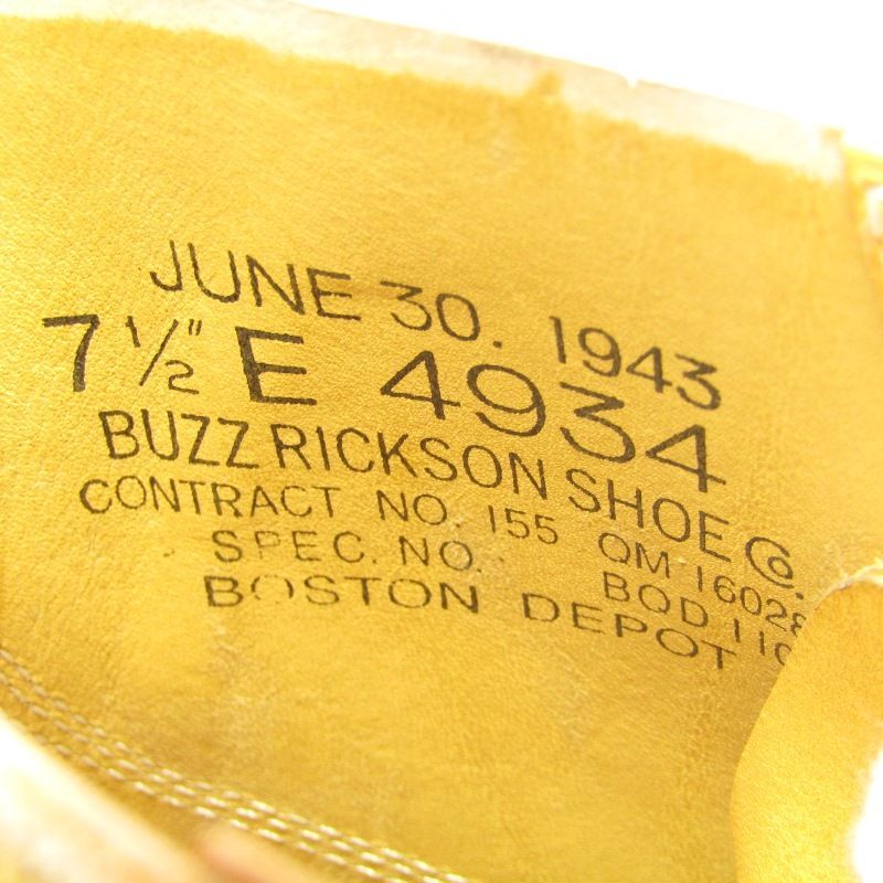 未使用 BUZZ RICKSON 