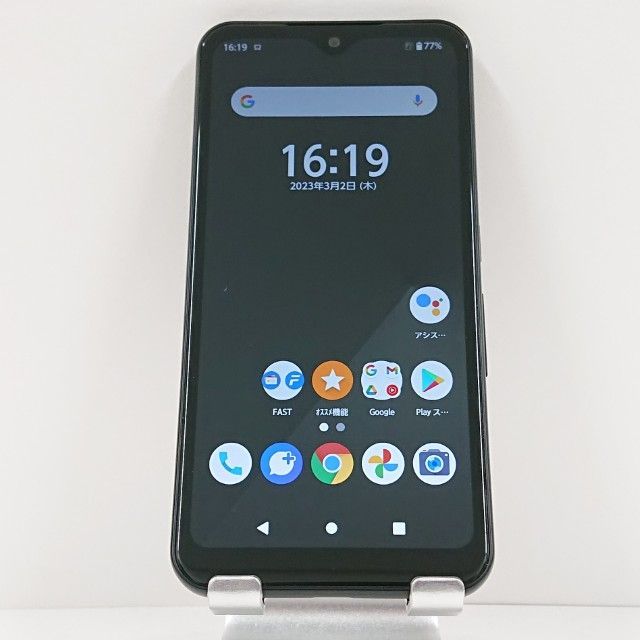 arrows We FCG01 au ブラック 送料無料 本体 c15493 - メルカリ