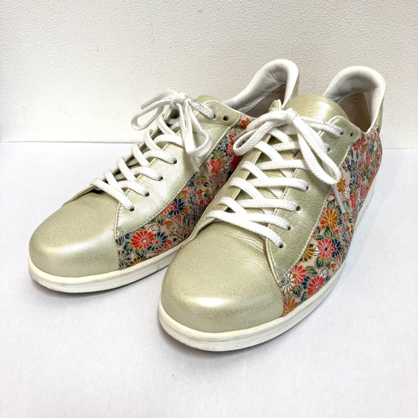 TOKYO KIMONO SHOES トウキョウキモノシューズ スニーカー 25～25 5 cm 花柄