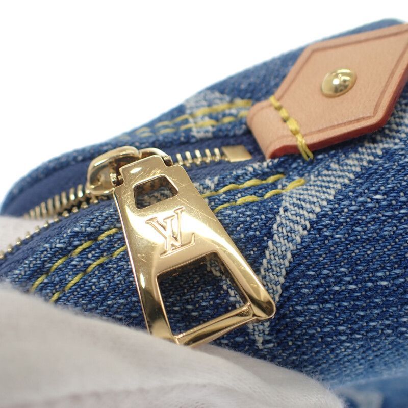  LOUIS VUITTON ポシェット コスメティックPM LVリミックス M 24316 ポーチ モノグラムデニム ブルー レディース メンズ 小物 その他 小物