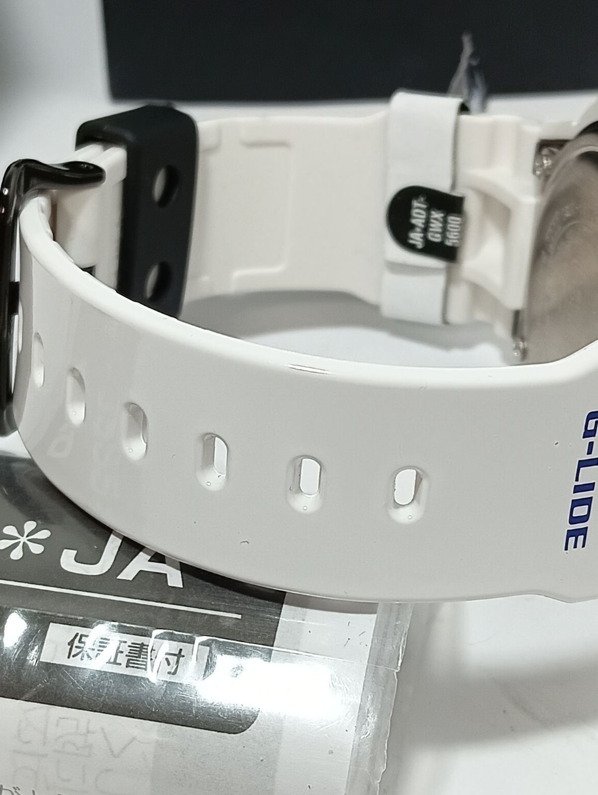  G SHOCK ジーショック 腕時計 LIDE 電波ソーラー GWX 5600 C 7 JF メンズ ホワイト 腕時計(デジタル) 時計