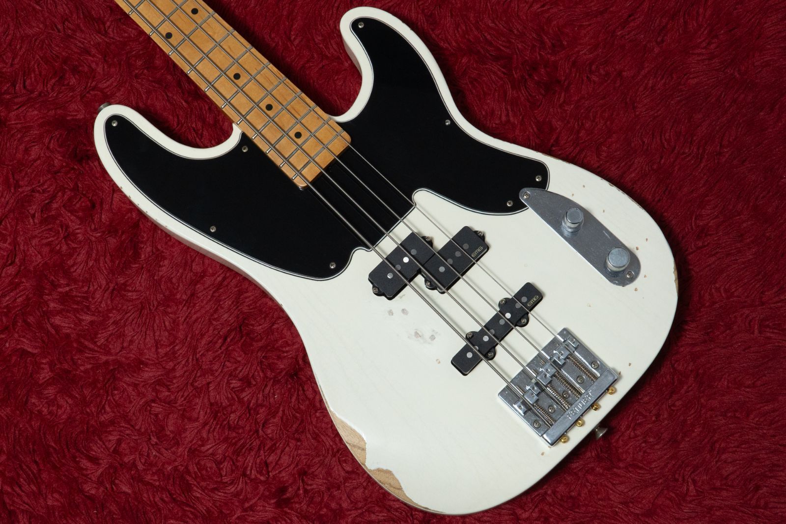 Fender Mike Dirnt Road Worn Precision Bass White Blonde PJ mod. 2019 4.880 kg GIB横浜