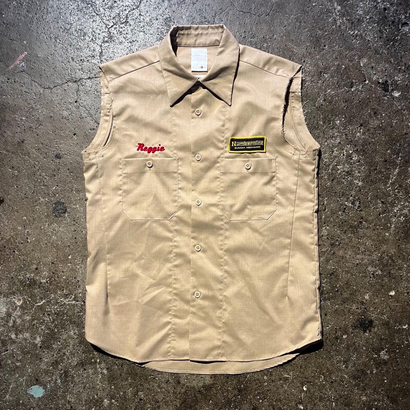 NUMBER N INE ナンバーナイン 00s 2000s EXTRA HEAVY期 ARCHIVE VINTAGE 袖カットオフ シャツ Sleeve Cutoffs Shirts 3