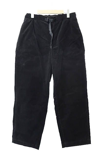 everyone エブリワン corduroy belted pants コーデュロイ ベルテッド イージー パンツ EV24-PT23 M 黒ブラック ブランド古着ベクトル 251115