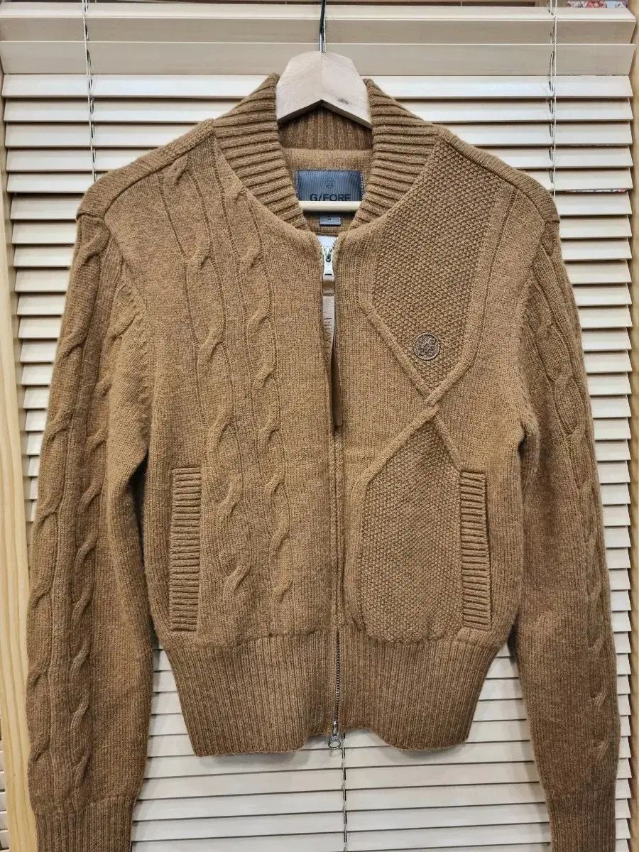 ジーフォア レディース ニート ジップアップ カーディガン