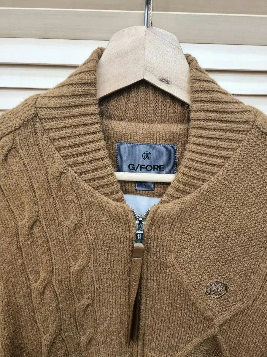 ジーフォア レディース ニート ジップアップ カーディガン