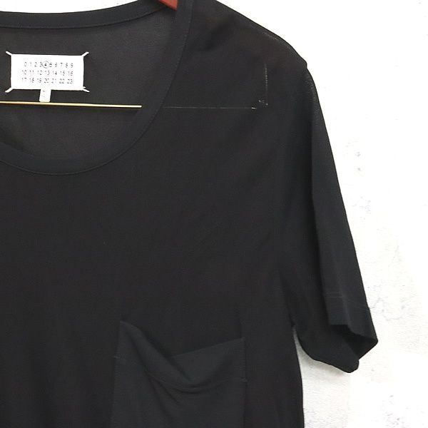 広尾店 メゾンマルジェラ Maison Margiela レディース カットソー Tシャツ ブラック size XS 17612
