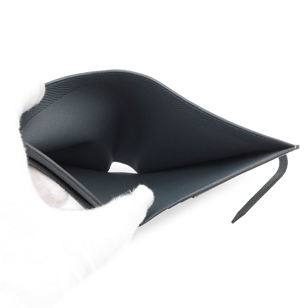 エルメス 二つ折り財布 ベアンコンパクト グリミスティ/シャンパン  