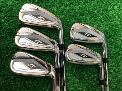キャロウェイ PARADYM Ai SMOKE HL 5S アイアンセット IR NS PRO ZELOS 7 フレックスS メンズ 男性用 右利き 右用 Cランク ゴルフクラブ