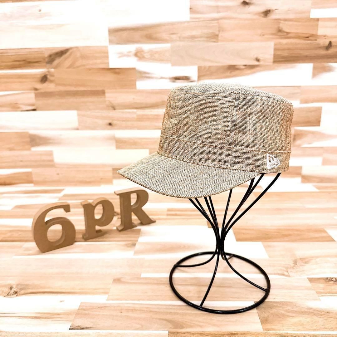 ニューエラ ペーパー ワークキャップ キャンプ 登山 アウトドア ベージュ