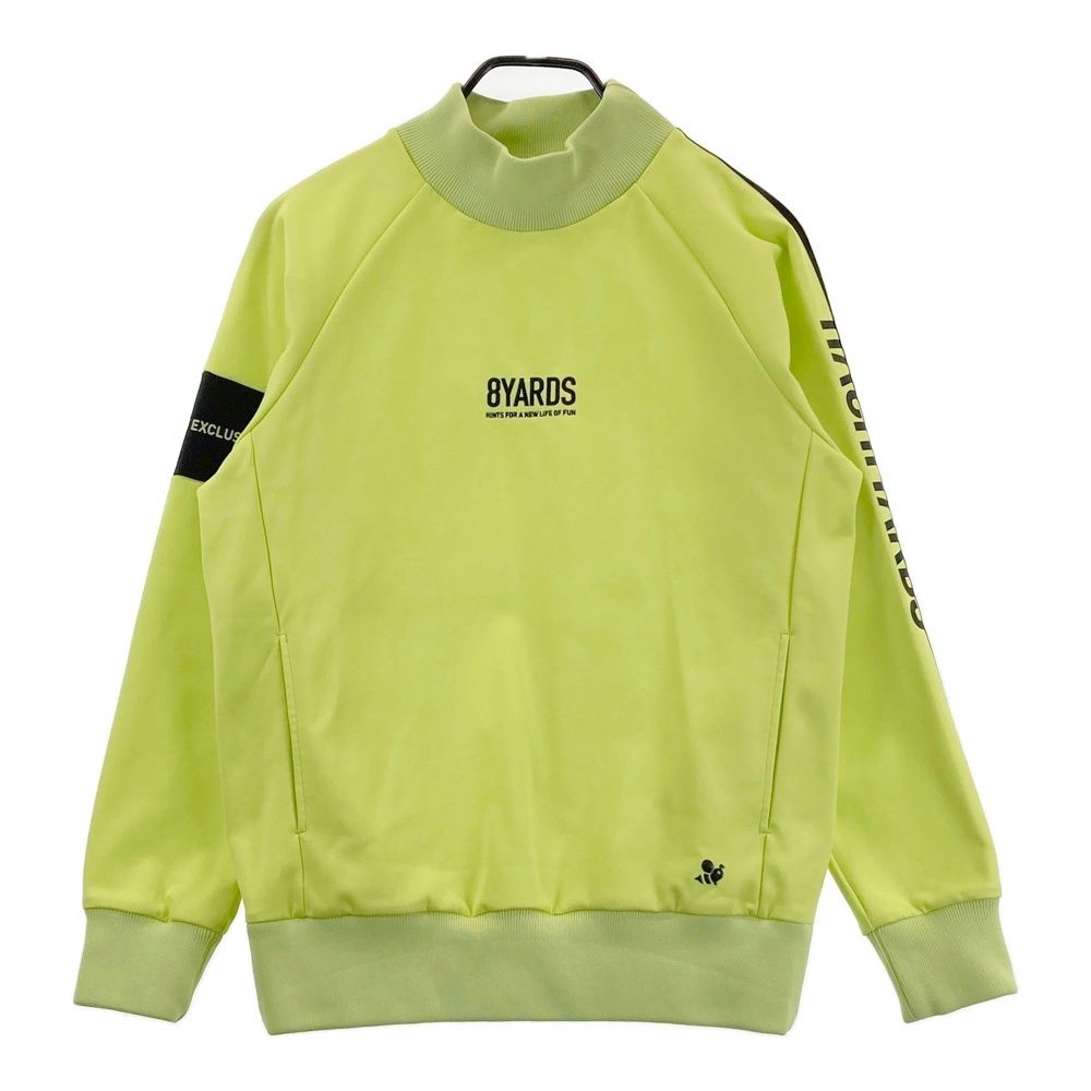 サイズ M 8YARDS ハチヤーズ ハイネック 長袖トレーナー イエロー系 240101549001 ゴルフウェア メンズ ストスト