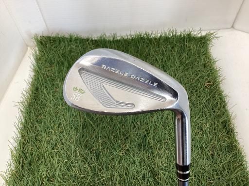 RAZZLE DAZZLE RAZZLE DAZZLE CS-315W 58° ウェッジ WG リシャフト フレックスその他 メンズ 男性用 右利き 右用 Dランク ゴルフクラブ