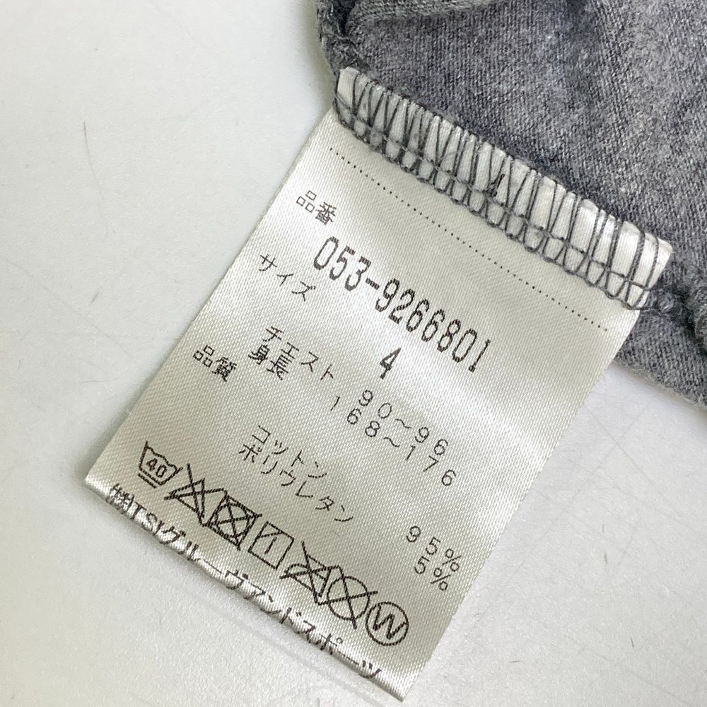 サイズ：4 PEARLY GATES パーリーゲイツ ハイネック 長袖Tシャツ