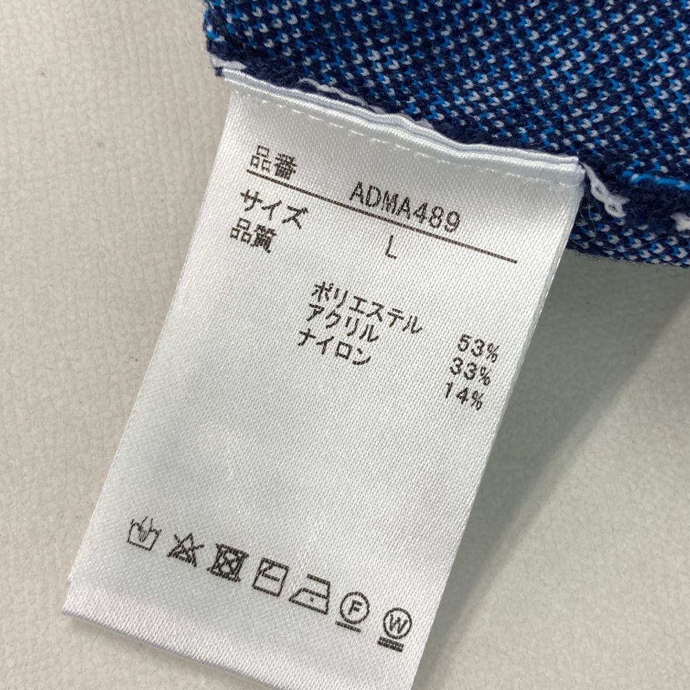 サイズ：L ADMIRAL アドミラル 2024年モデル ニットセーター 千鳥柄