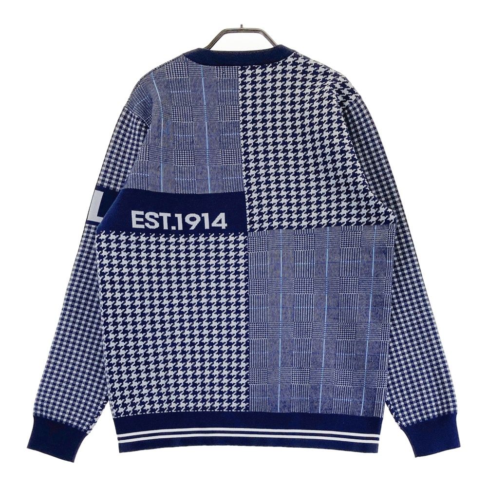 サイズ：L ADMIRAL アドミラル 2024年モデル ニットセーター 千鳥柄