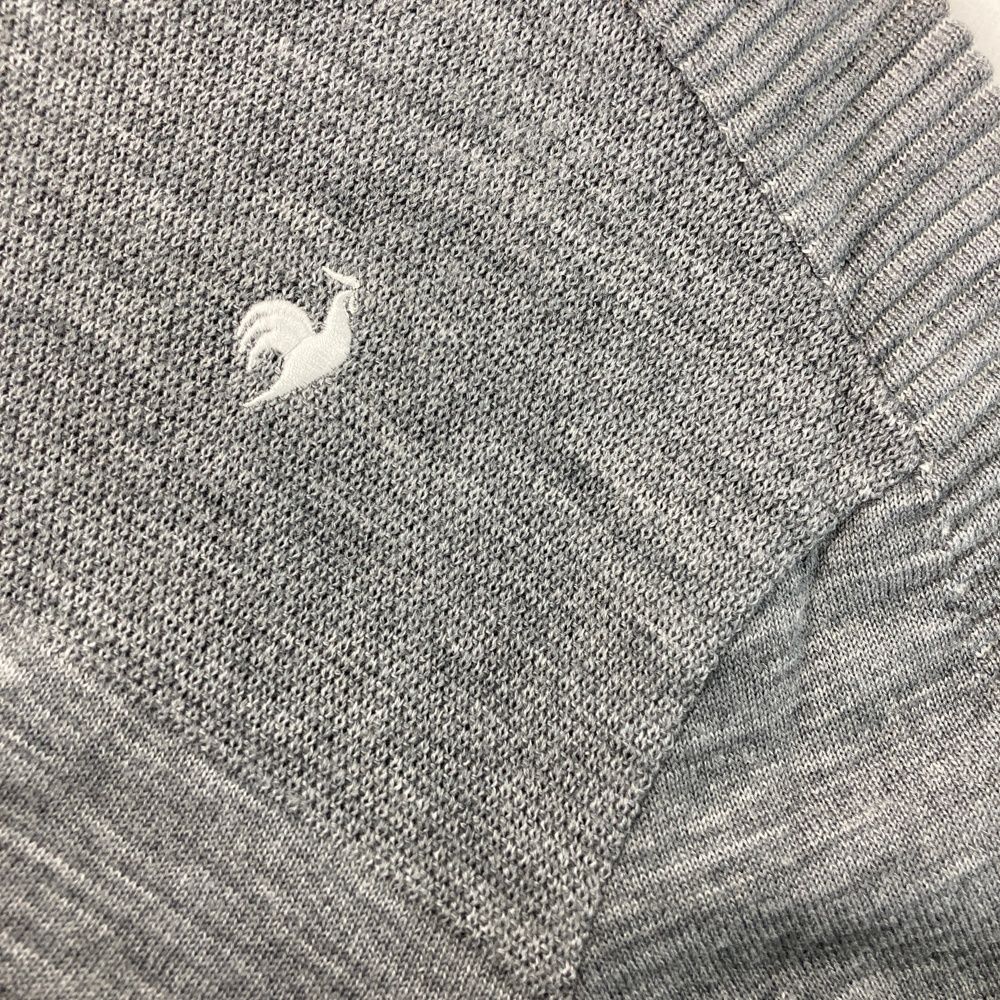 サイズ：LL LE COQ GOLF ルコックゴルフ 2023年モデル ニットセーター  グレー系 [240101562448] ゴルフウェア メンズ ストスト