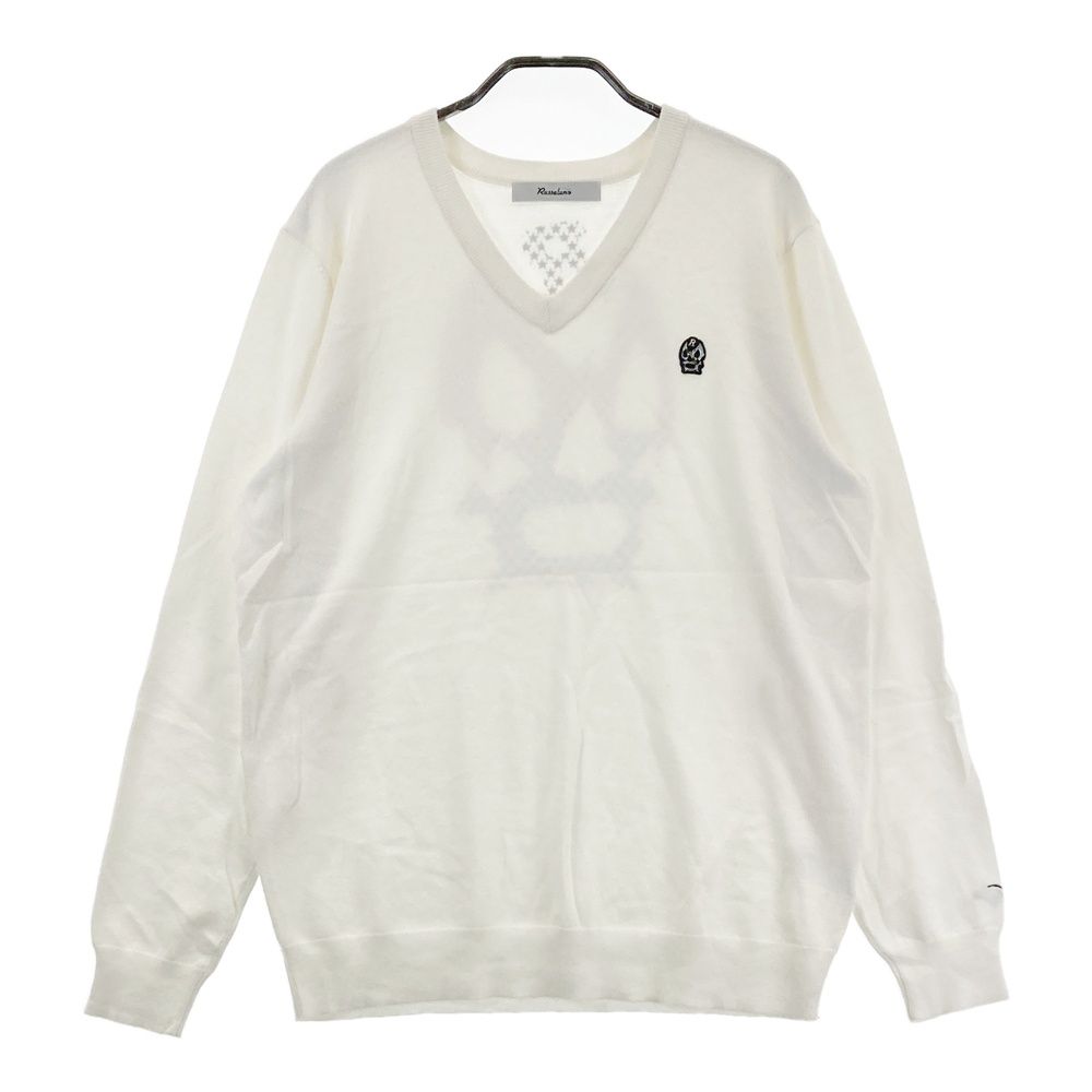 サイズ：5 RUSSELUNO ラッセルノ ウール混 長袖 ニットセーター ルチャ