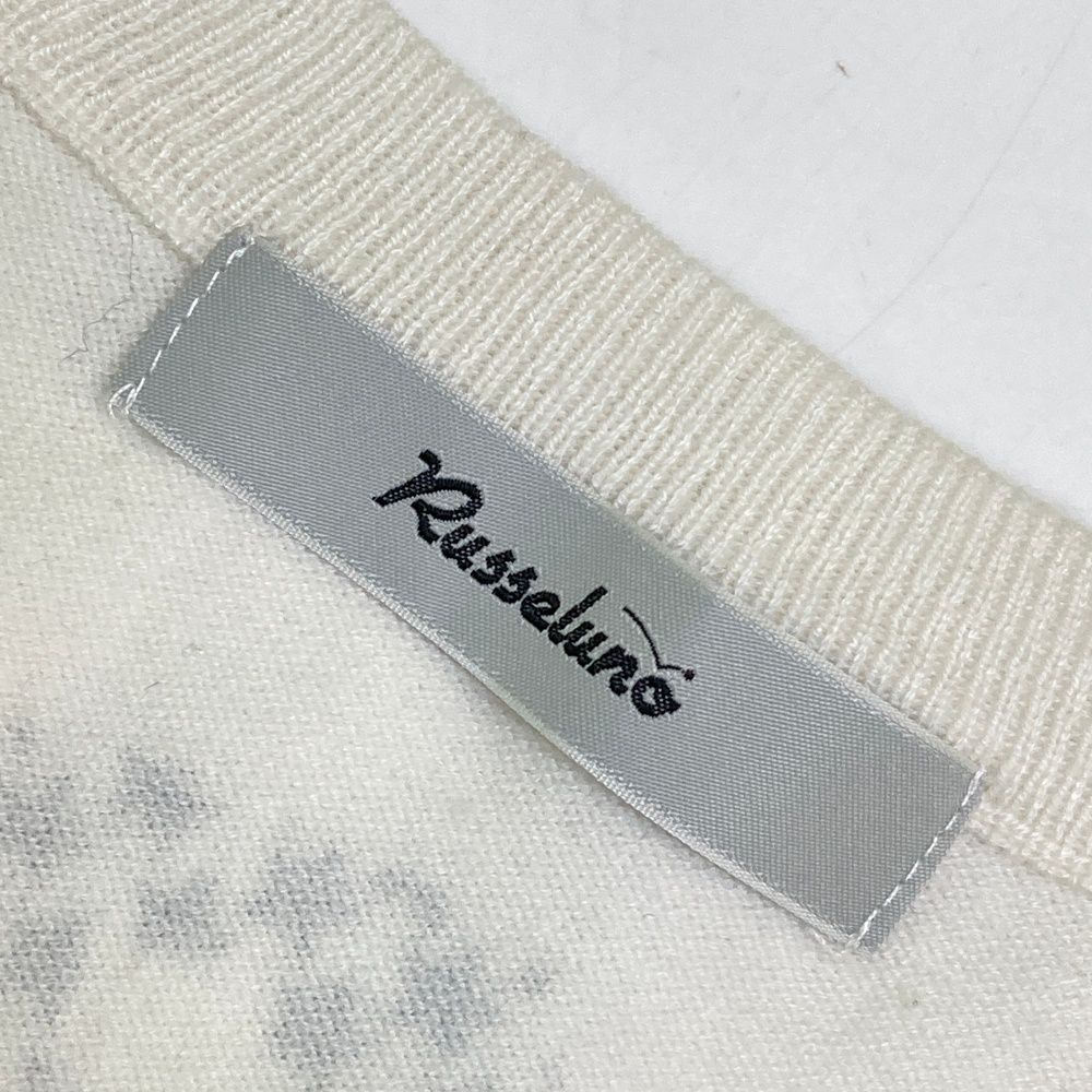 サイズ：5 RUSSELUNO ラッセルノ ウール混 長袖 ニットセーター ルチャ