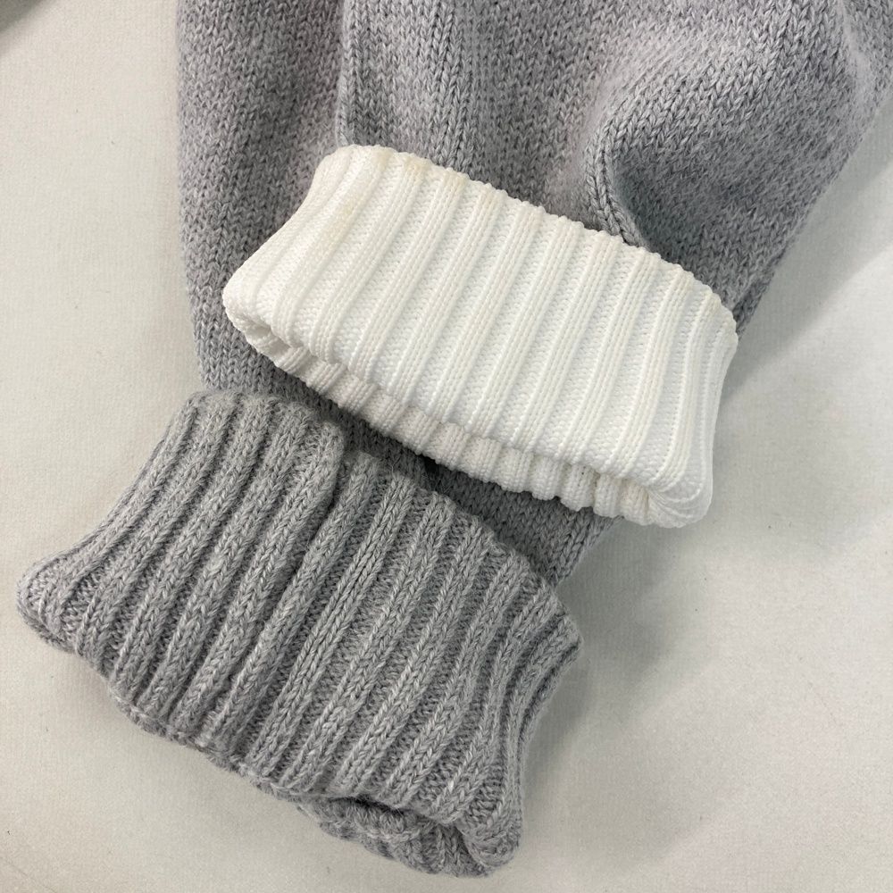 未使用級　ニューバランス グレー セーター　ニット　ゴルフ サイズ：2 NEW BALANCE GOLF ニューバランス 2023年モデル モック