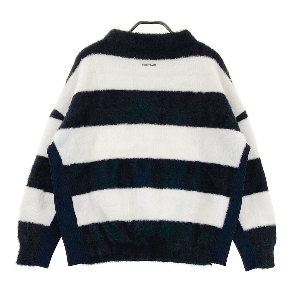 サイズ：0 PEARLY GATES パーリーゲイツ ハイネック シャギー ニット