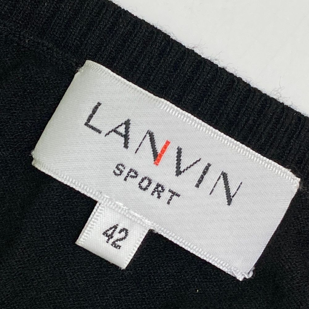 サイズ：42 LANVIN SPORT ランバン スポール 7分袖 ニットセーター