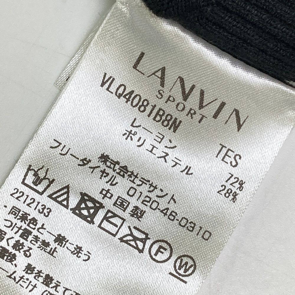 サイズ：42 LANVIN SPORT ランバン スポール 7分袖 ニットセーター
