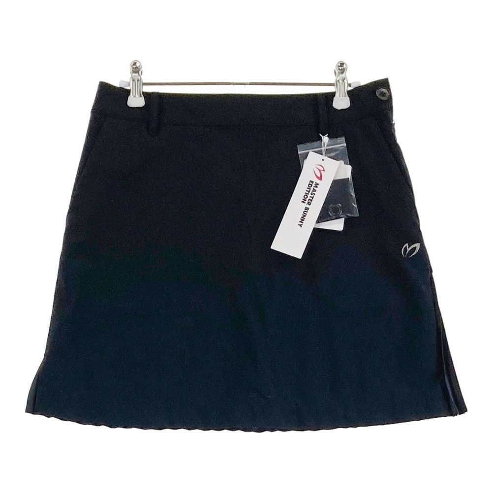 サイズ 1 MASTER BUNNY EDITION マスターバニーエディション プリーツスカート ブラック系 241003000586 ゴルフウェア レディース ストスト