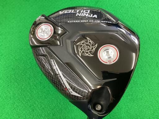 カタナゴルフ VOLTiO NINJA PREMIUM CARBON II Ti 9.5° ドライバー DR TOUR AD VG-02 DR フレックスSR メンズ 男性用 右利き 右用 Bランク ゴルフクラブ