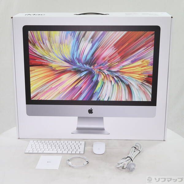 Macデスクトップ iMac 27-inch Early-2019 MRQY2J 中古品〕 iMac 27-inch Early-2019 MRQY2J／A Core_i5 3GHz 8GB Fusion