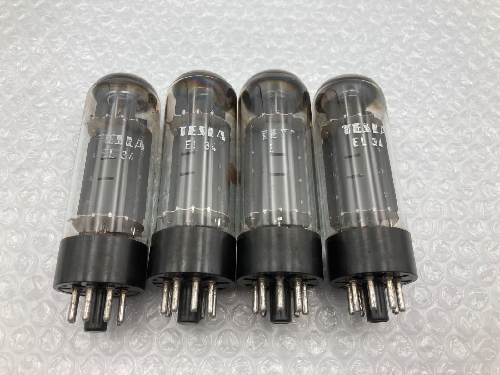 TESRA 真空管　el34 美品 Yahoo!オークション - TESLA EL34 真空管4本 テスラ 013756219m