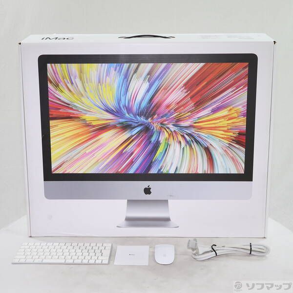 中古品〕 iMac 27-inch Early-2019 MRQY2J／A Core_i5 3GHz 8GB Fusion