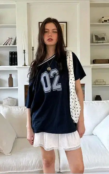 ディマンシュ スポーティー オーバーサイズ Tシャツ