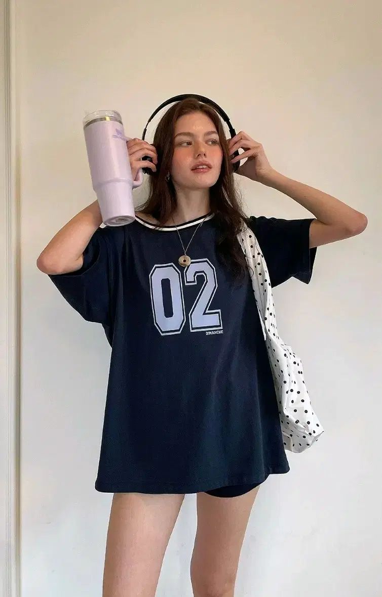 ディマンシュ スポーティー オーバーサイズ Tシャツ