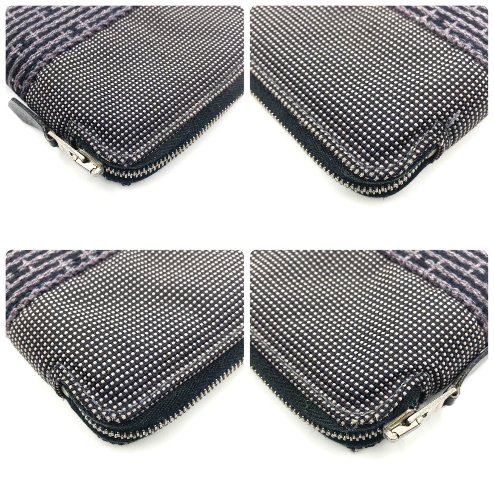 □良品□HERMES エルメス エールラインパースPM ジップアラウンド折り