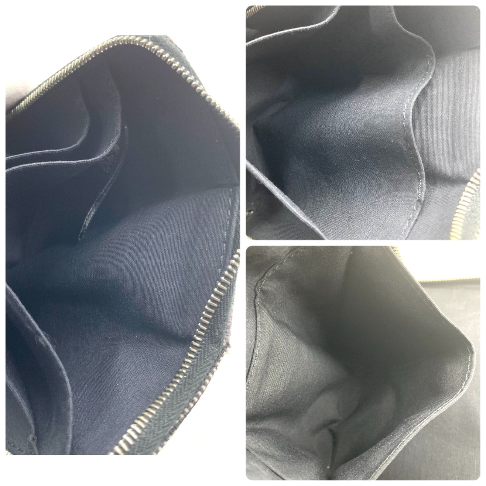 □良品□HERMES エルメス エールラインパースPM ジップアラウンド折り 
