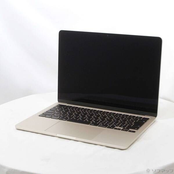 〔 品〕 MacBook Air 13.6-inch Late-2025 MC7W4J A Apple M2 8コアCPU_8コアGPU 16GB SSD256GB スターライト 〔15.3 Sequoia〕 262