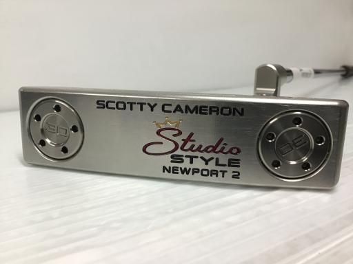 タイトリスト SCOTTY CAMERON STUDIO STYLE NEWPORT 2 2025 34インチ パター PT スチール フレックスその他 メンズ 男性用 右利き 右用 Bランク ゴルフクラブ