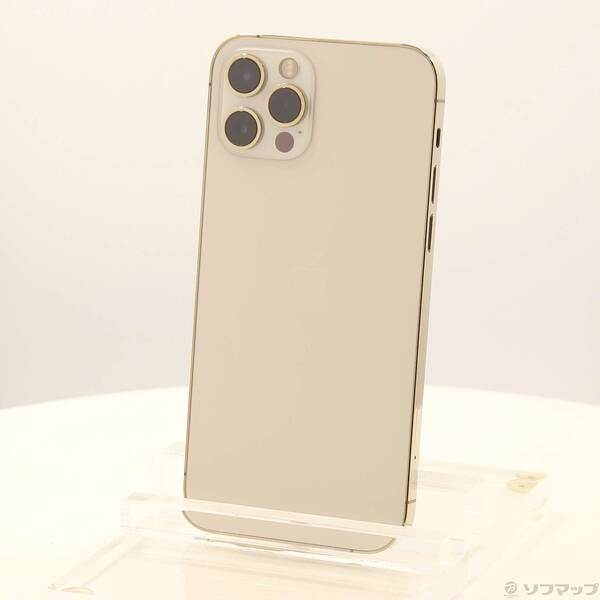 〔 品〕 iPhone12 Pro 128GB ゴールド NGM73J A SIMフリー 344