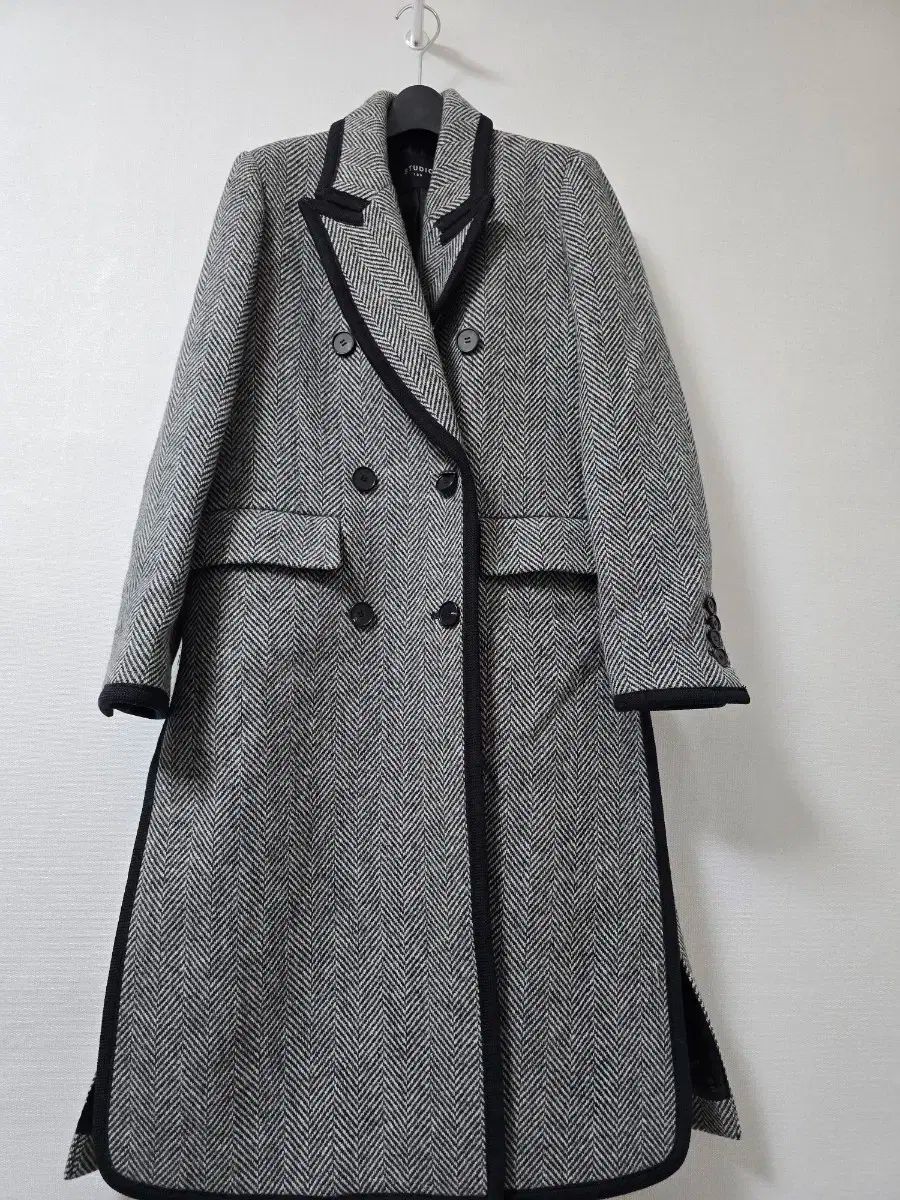 スタジオ ヘリンボーン ロング コート S